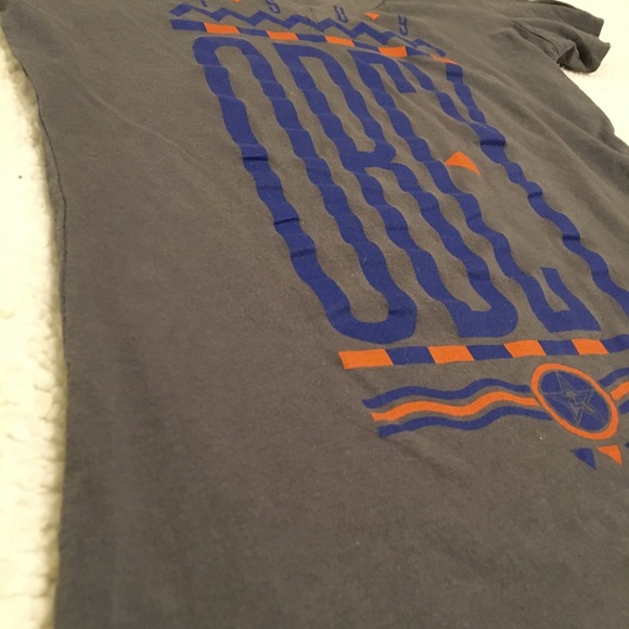 Obey Deep V-Neck Grey T-shirt - Picture 2 of 4